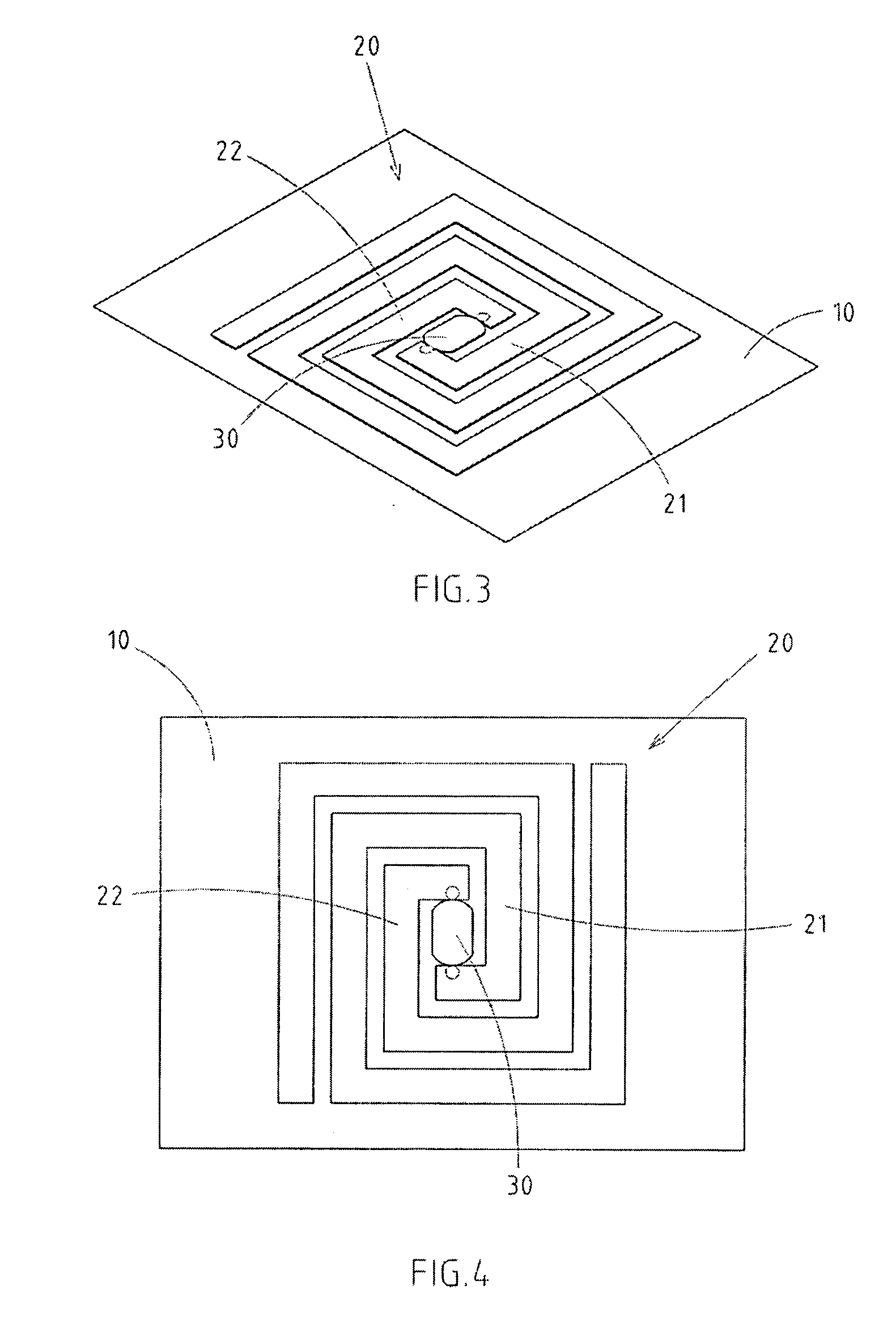 Antenna structure for the radio frequency identification tag