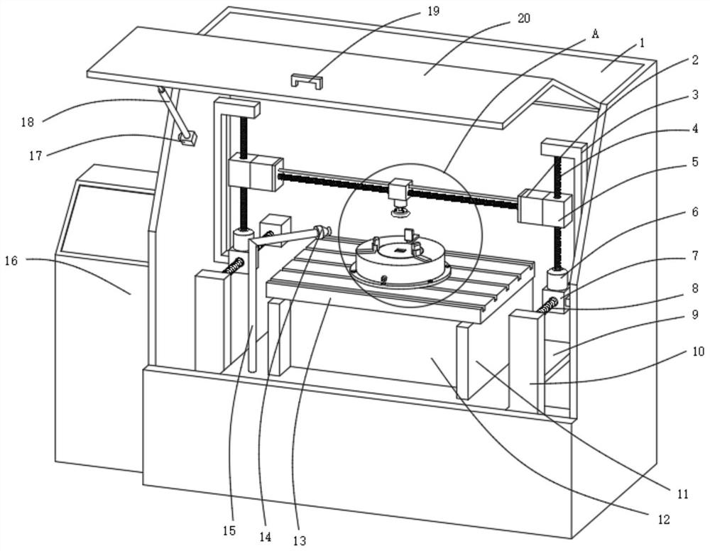 Hardware kitchenware efficient grinding and polishing device for hardware manufacturing