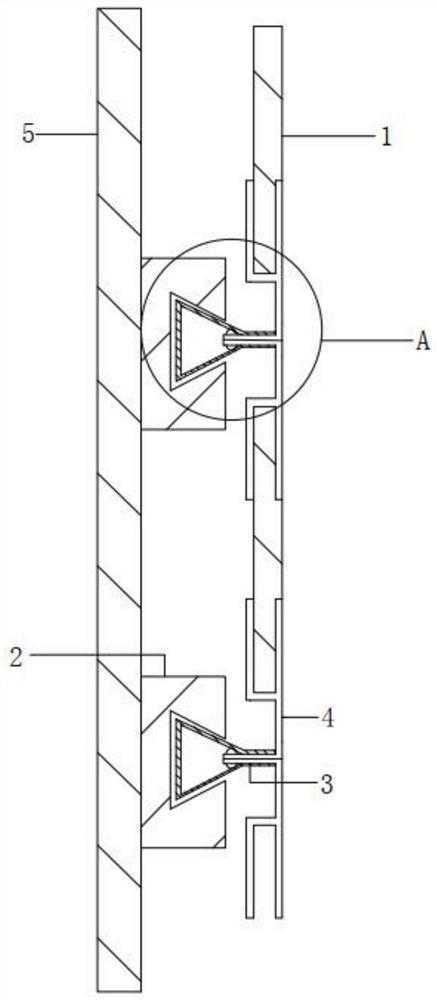 Wall surface assembly type veneer abutted seam structure