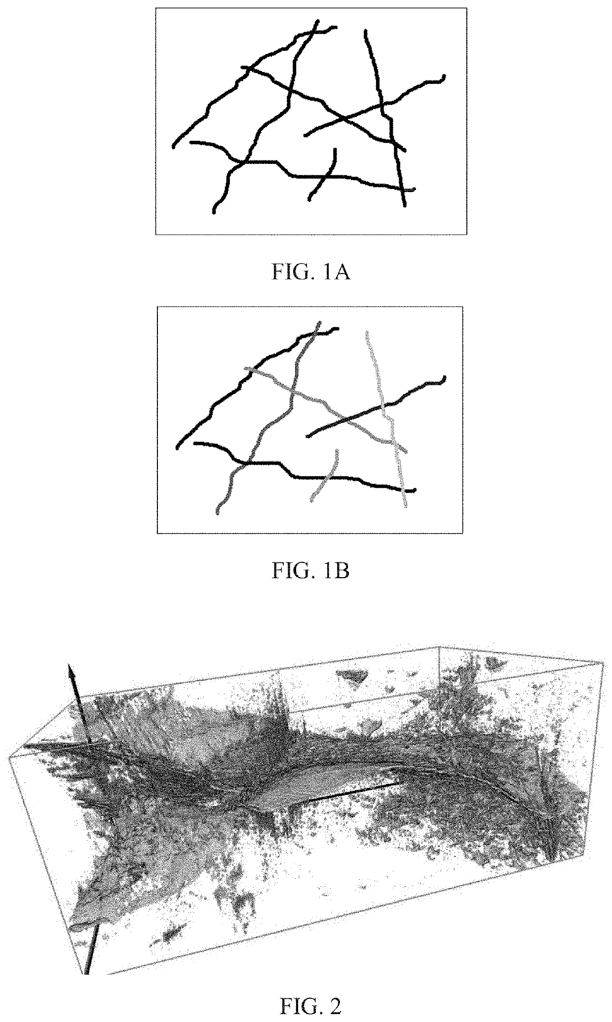 Method of separating, identifying and characterizing cracks in 3D space
