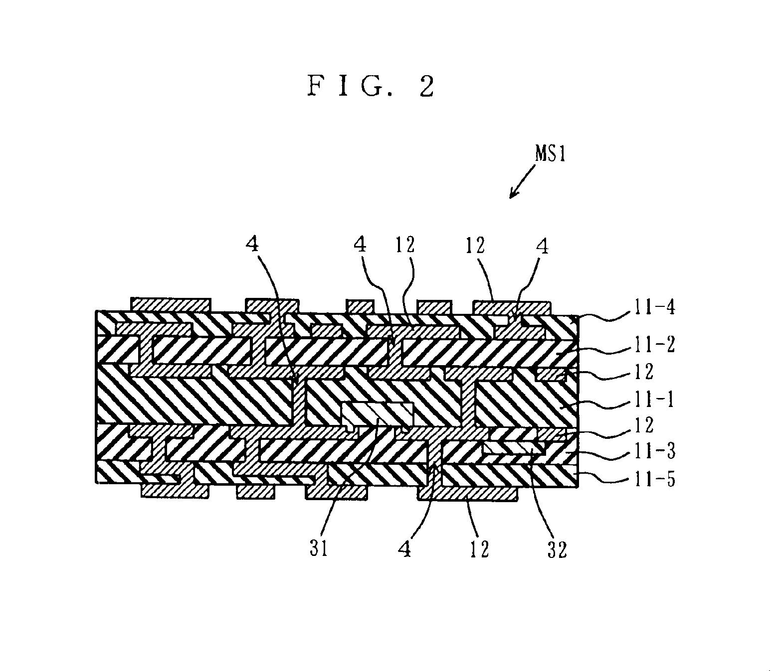 Multilayered circuit board forming method and multilayered circuit board