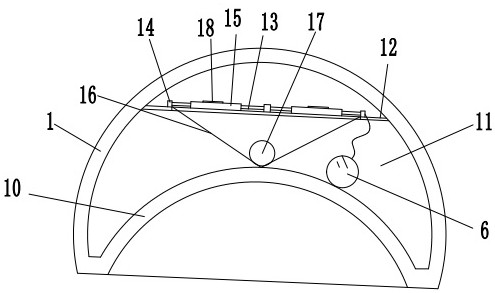 Auxiliary aligning device for accidental toppling during high-altitude working