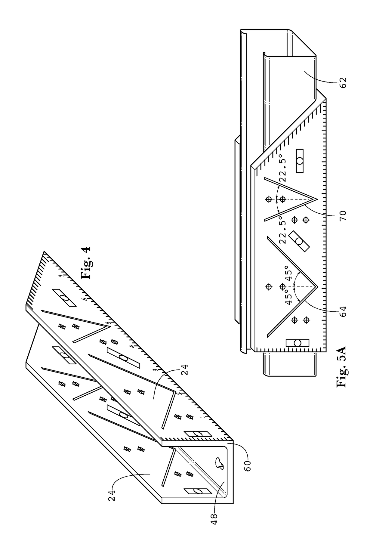 Tool for marking and measuring struts for construction