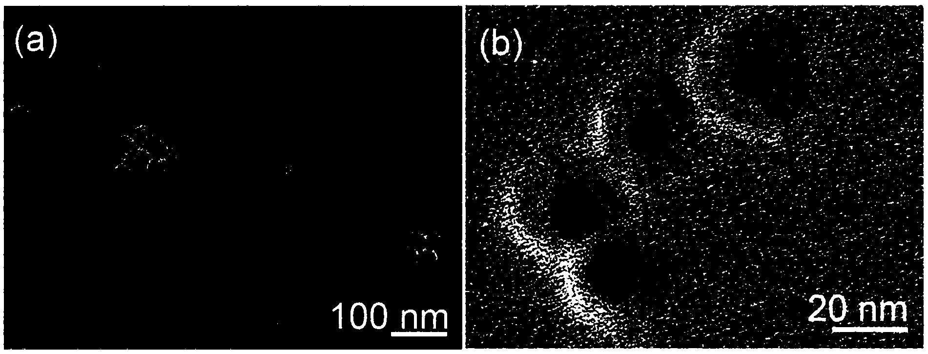 Copper selenide/mesoporous silica core-shell nanoparticles and preparation method and application thereof