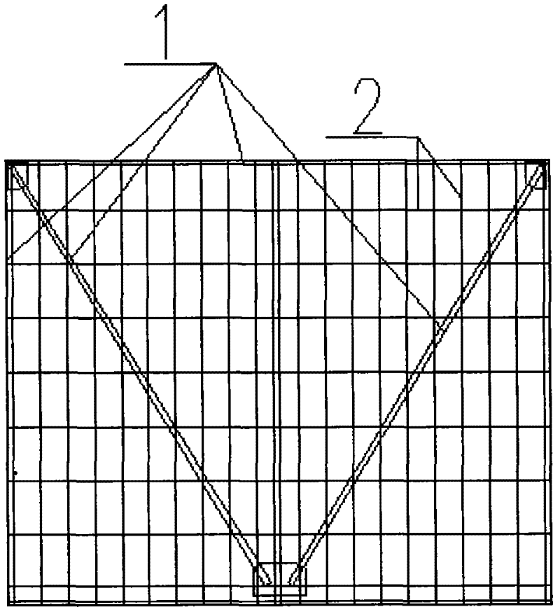 Cage and method for closing closure gap by combining cage with filler