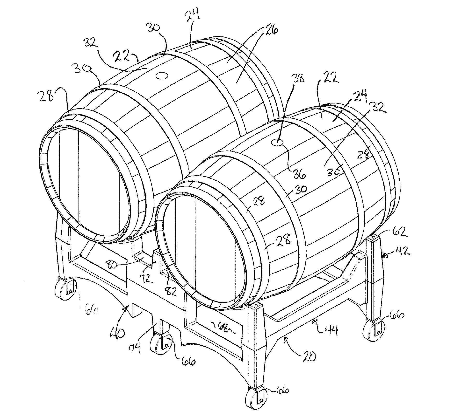 Barrel rack