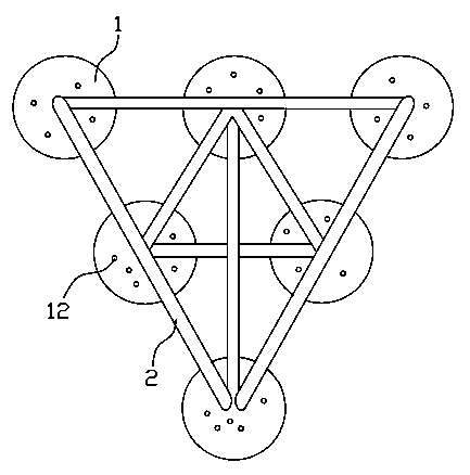 Anchoring system high in fixation strength