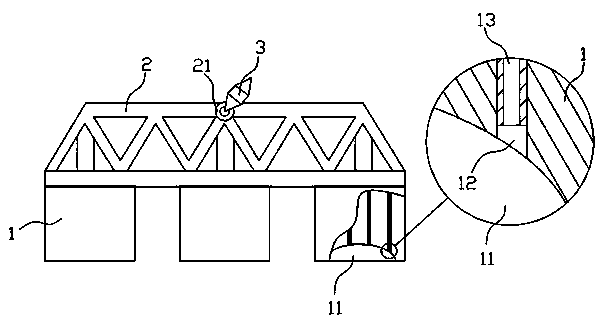 Anchoring system high in fixation strength