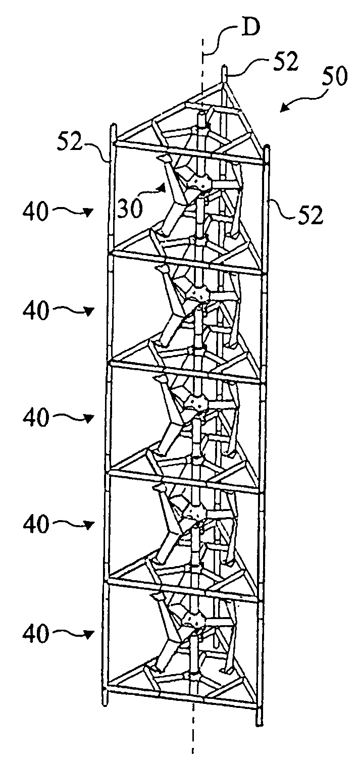 Device for maintaining a hydraulic turbomachine