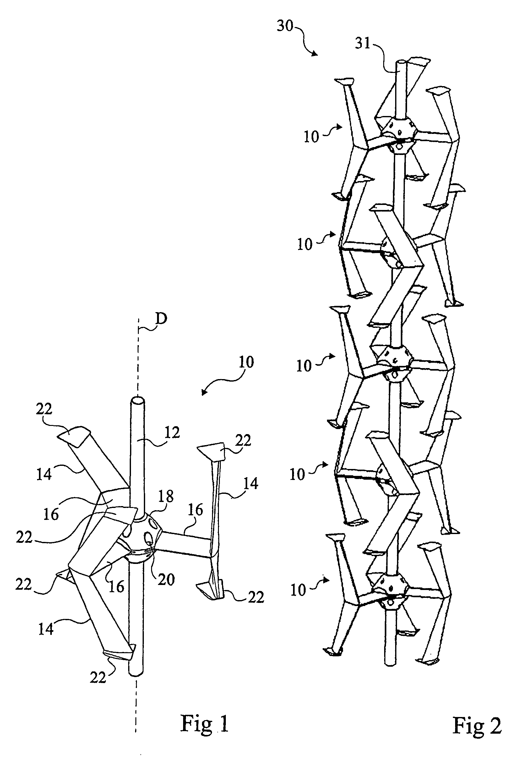 Device for maintaining a hydraulic turbomachine