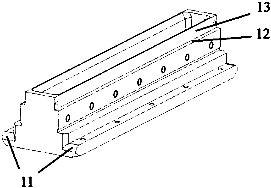 A two-way powder spreading device and laser selective melting equipment