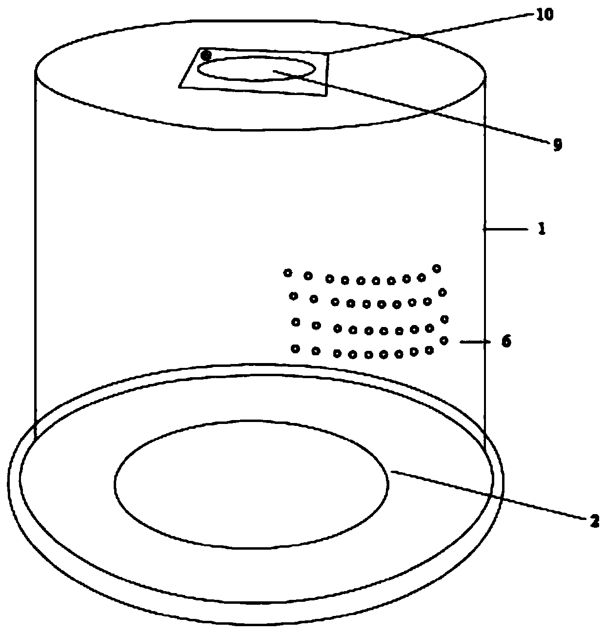 Bactrocera dorsalis adult egg laying amount observation device