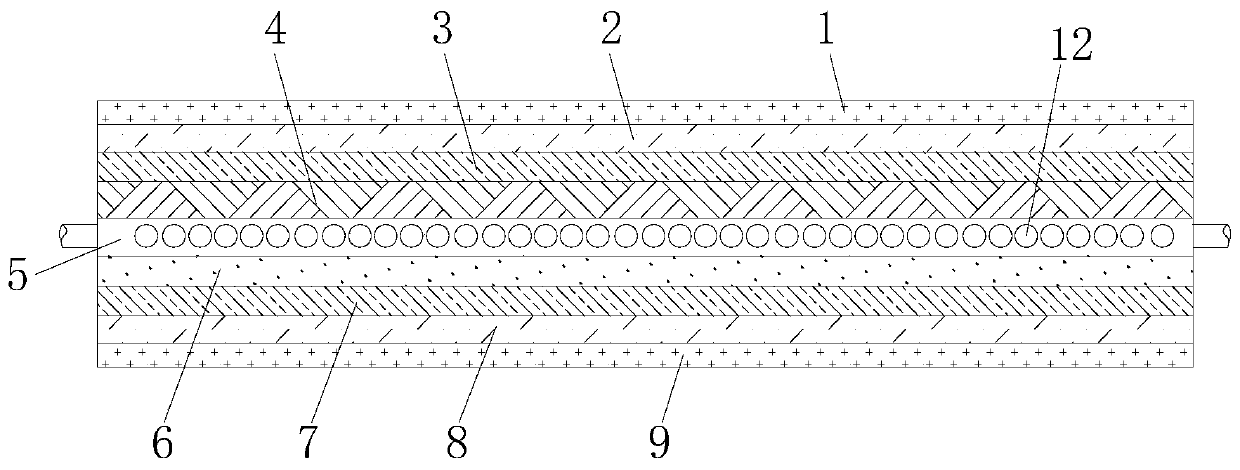 Tear-resistant non-woven woven fabric