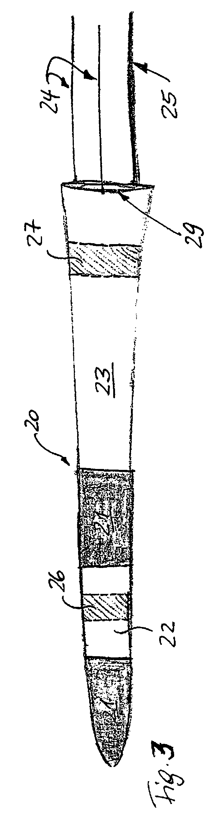 Device for marking a wind power plant