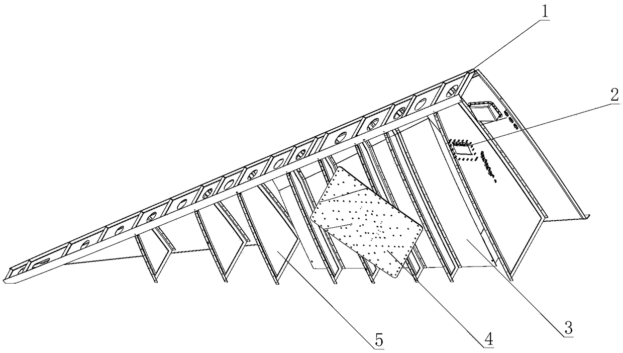 Dorsal fin aerial carrier and task system antenna integrated configuration