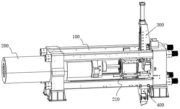 A kind of counterweight type blanking buffer device for extruder and counterweight control system