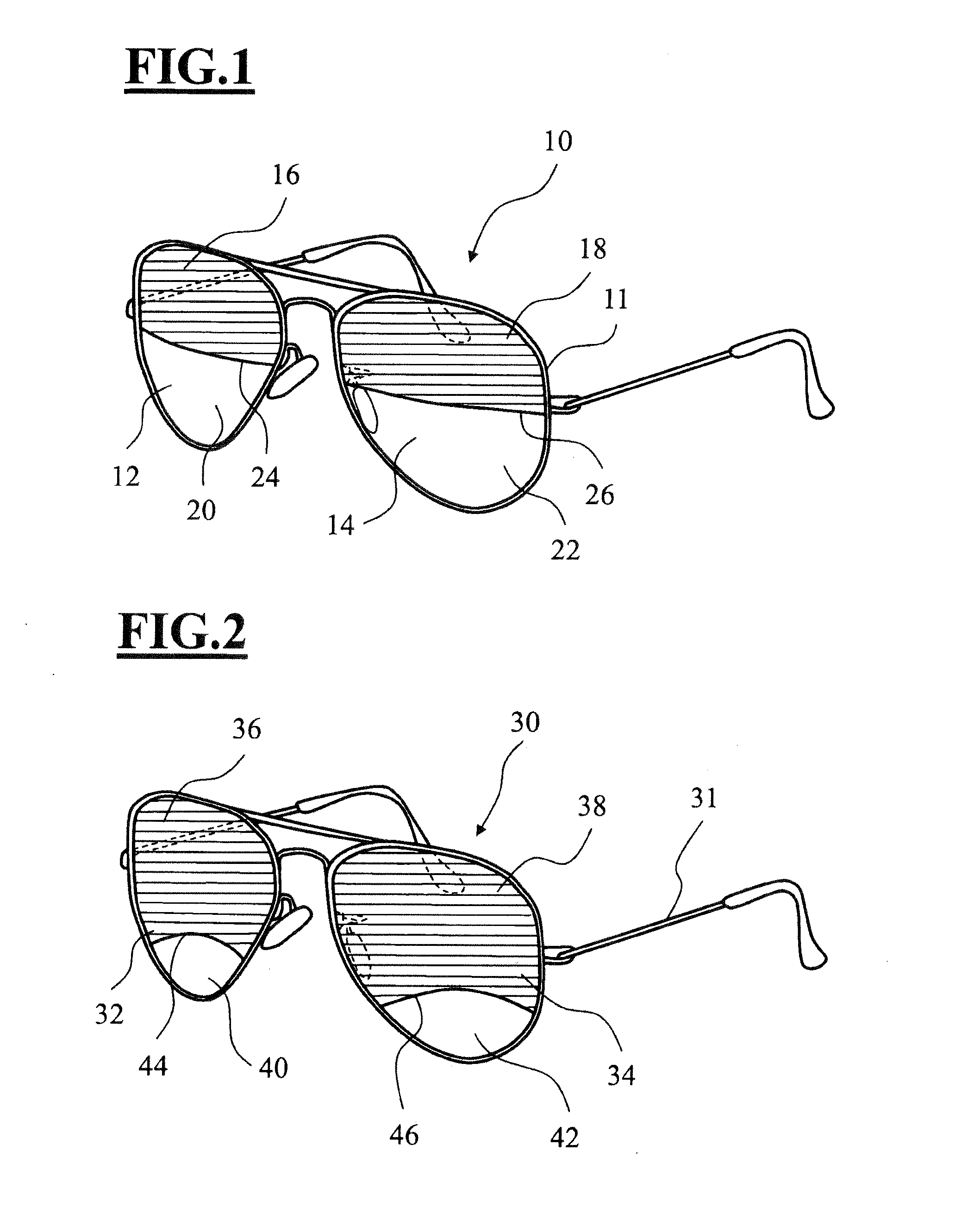 Method for producing a polarized eyewear