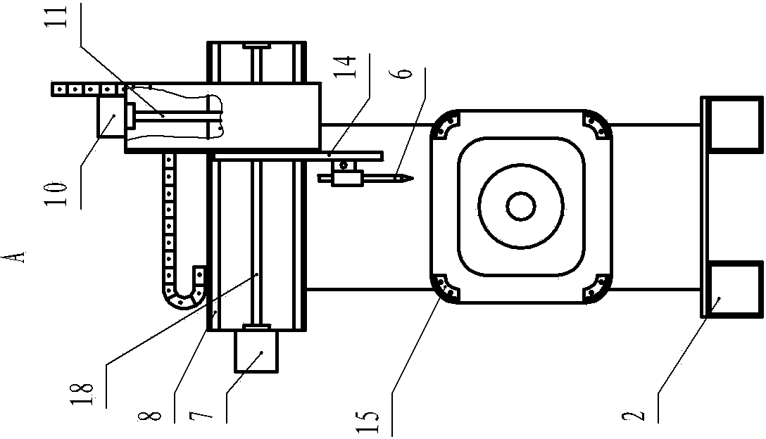 Fuel tank end cover welding machine