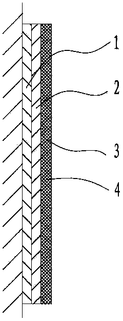 Seamless embroidery wall fabric and production method thereof