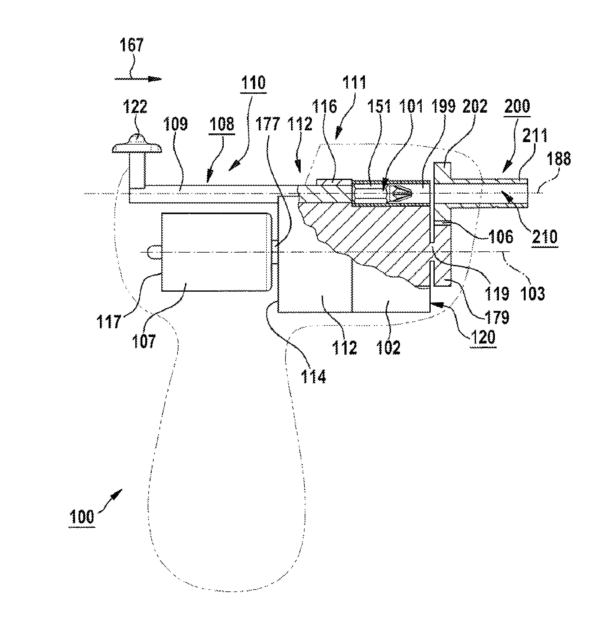 Hand power tool having a drum-type tool change magazine