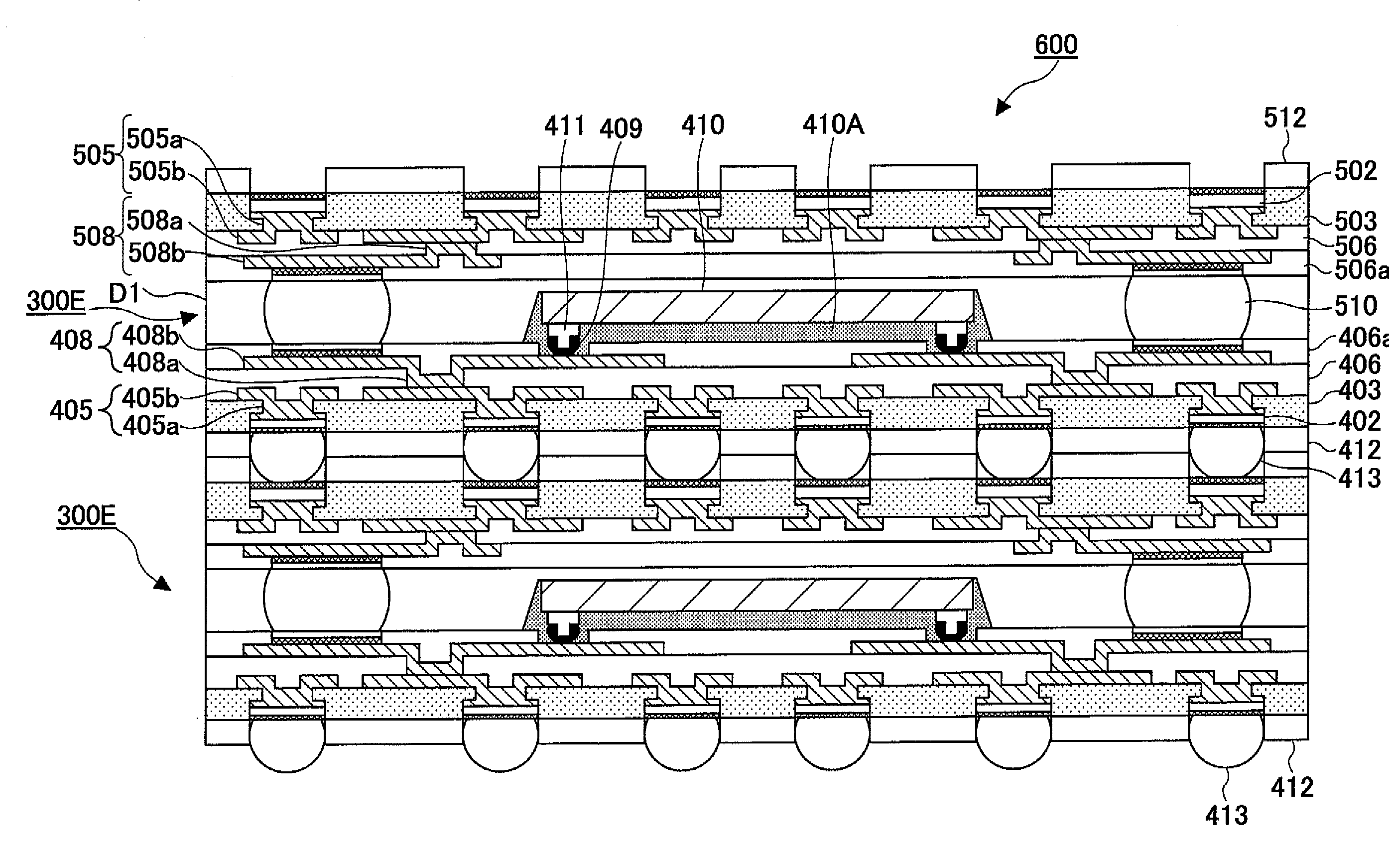 Chip embedded substrate and method of producing the same