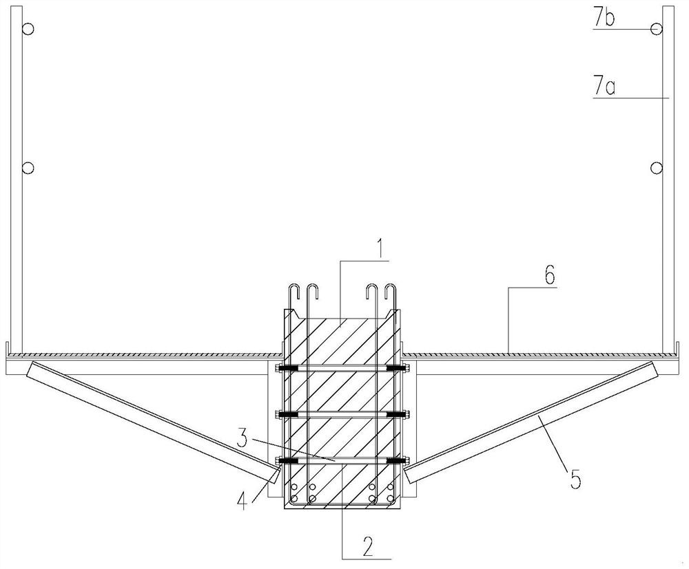 Fabricated construction platform of horizontal superimposed structure