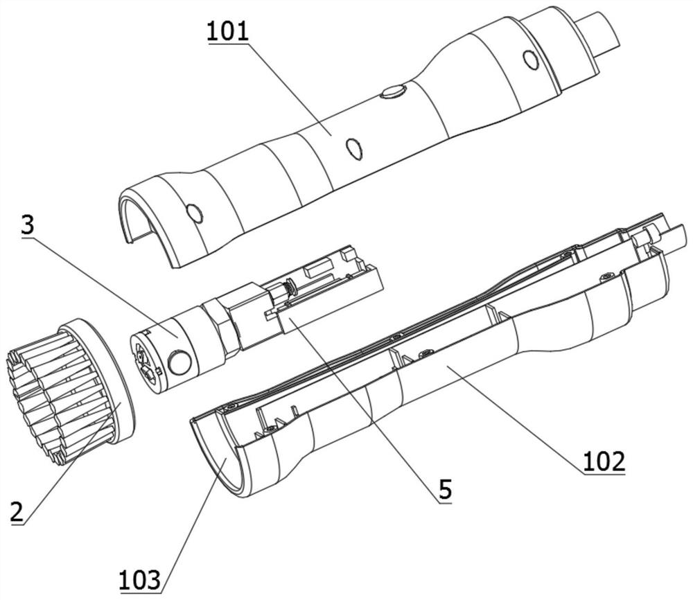 Novel handheld dust collection type cleaning brush