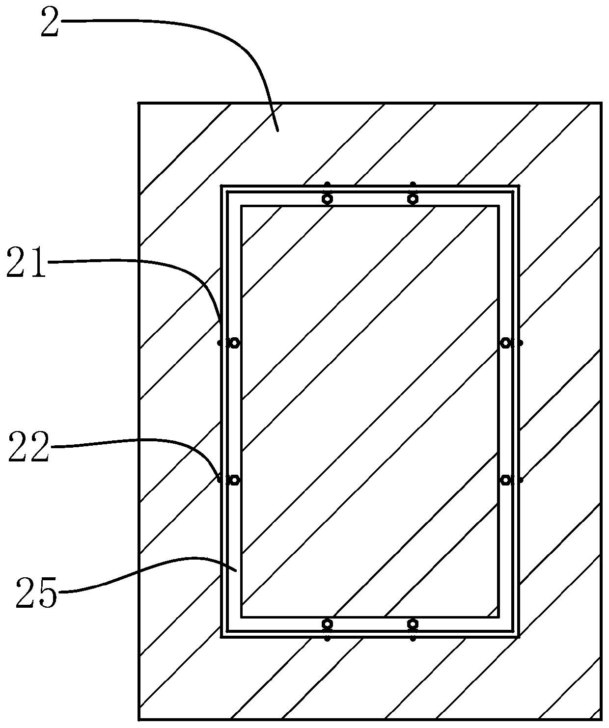 Anti-seismic hidden frame glass curtain wall structure and mounting and dismounting method