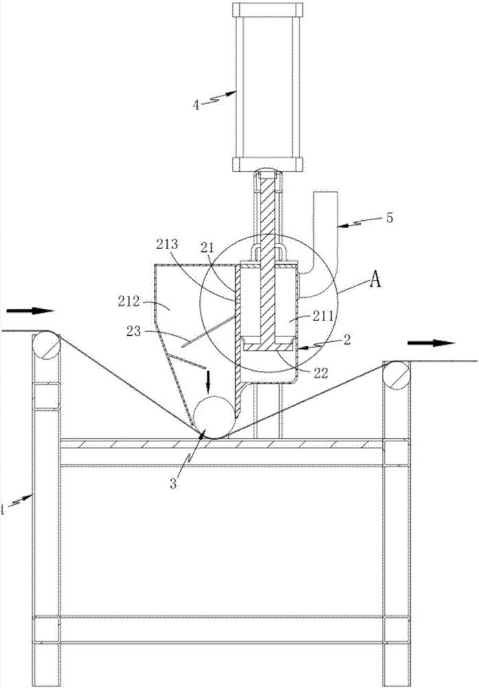 Rolling-type quantitative dyeing device