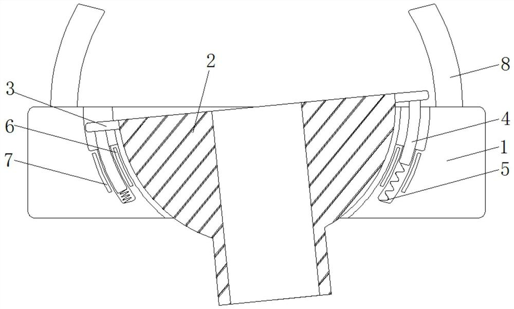 A magnetically controlled sprinkler fixing device based on the principle of capacitance change