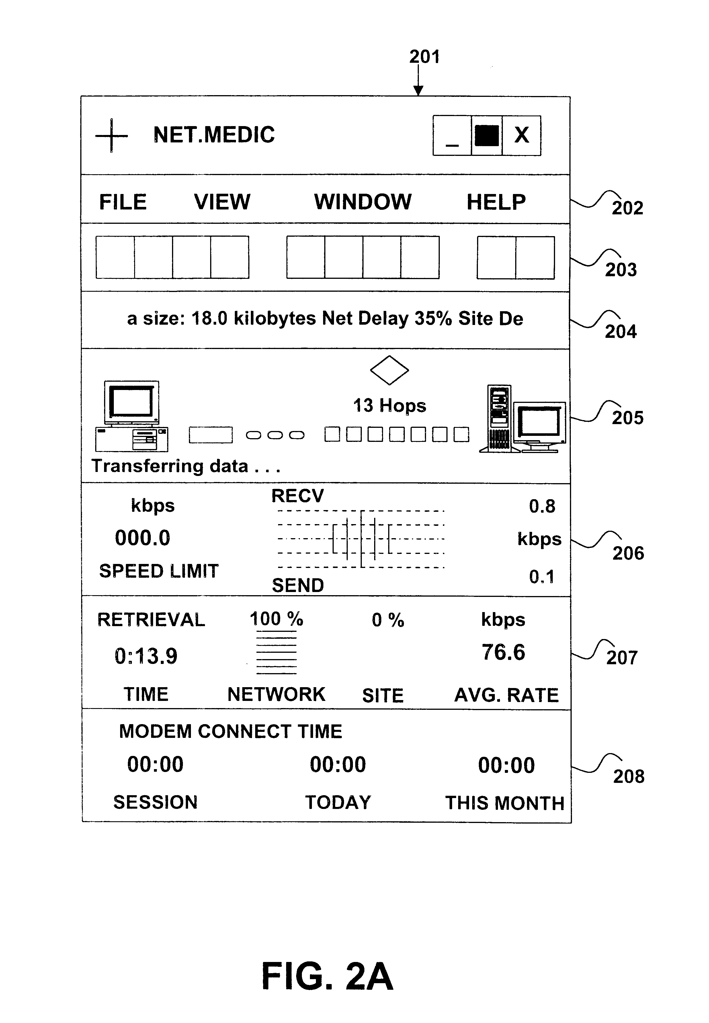 Method and apparatus providing for automatically restarting a client-server connection in a distributed network