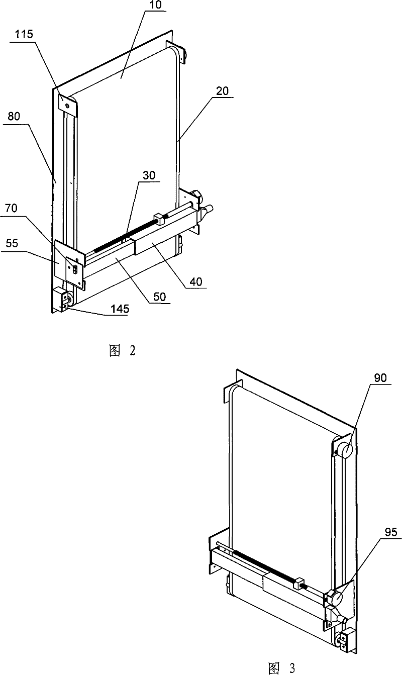 Filter screen rolling and automatic cleaning device of split-floor type air conditioner