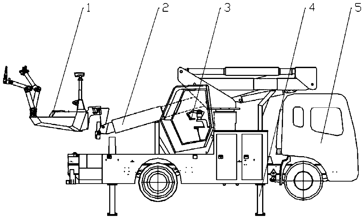 Autonomous network distribution hot-line operation robot, system and method