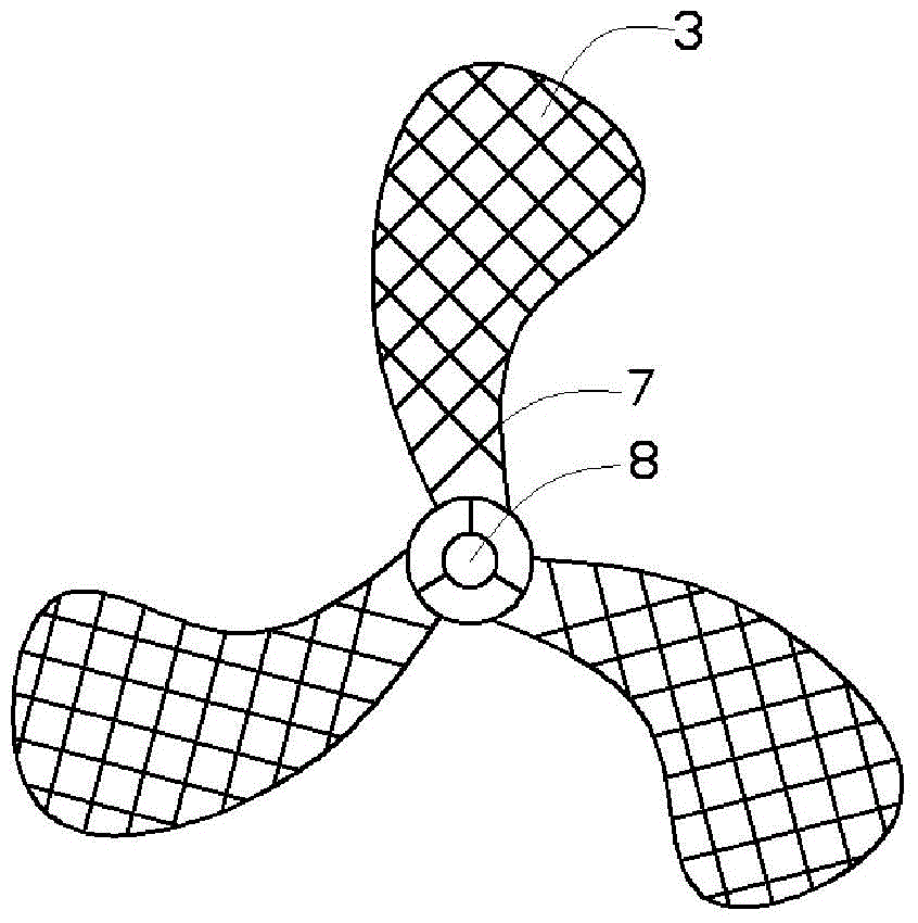 Static dust suction preventing fan