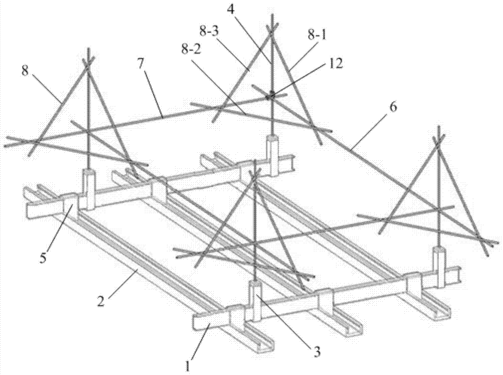 A ceiling system for strengthening light steel keel