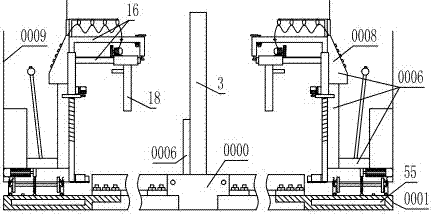 Device for field construction and fast positioning of electric power tower