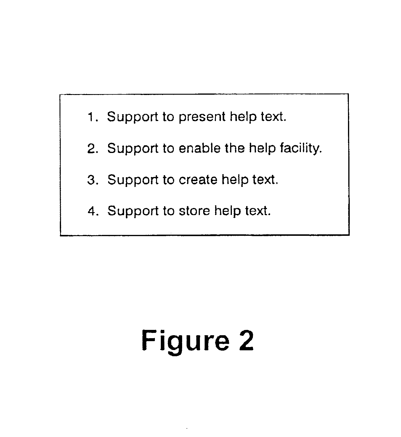 Flexible help support in an object oriented application