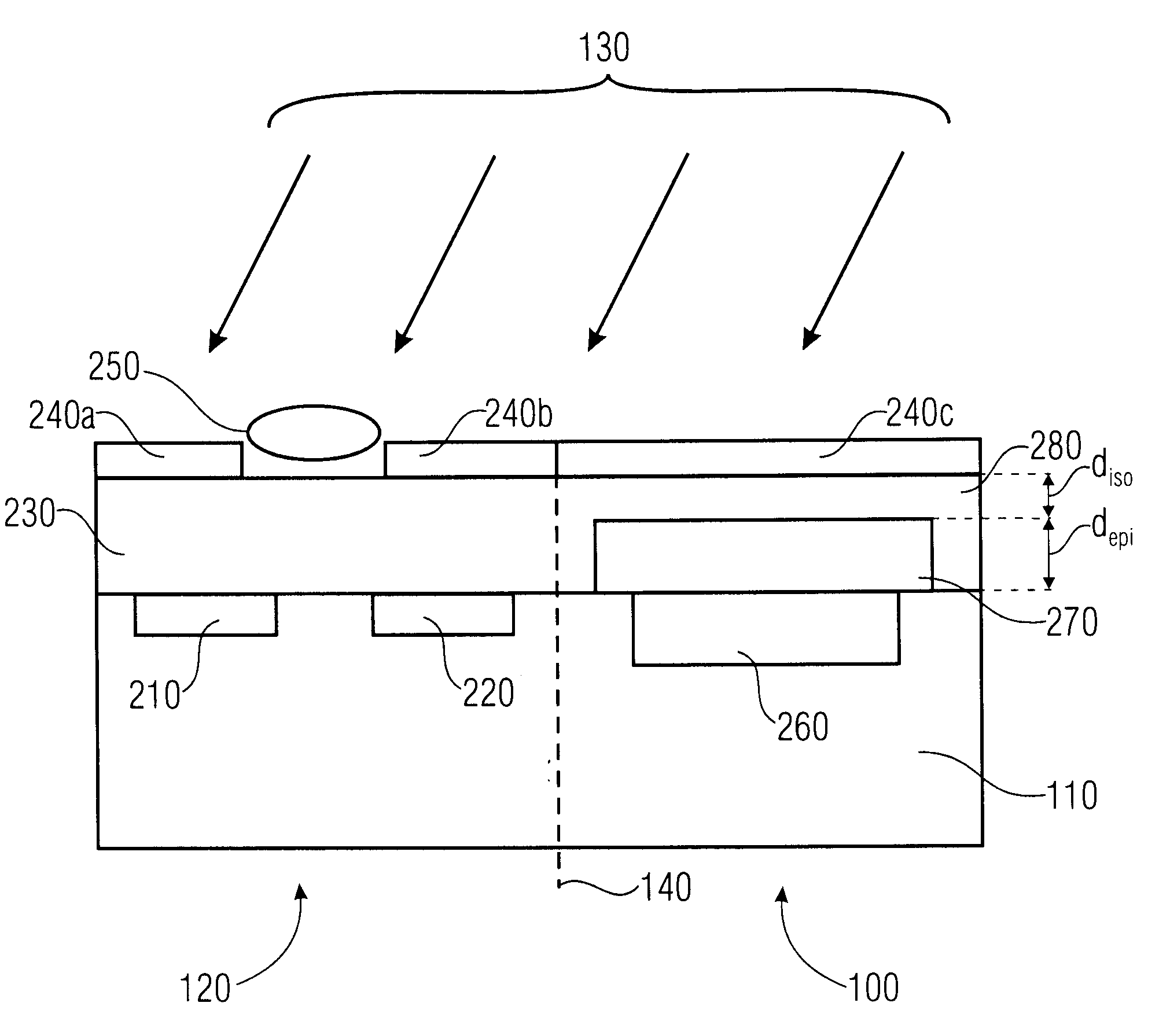 Protective structure for semiconductor sensors
