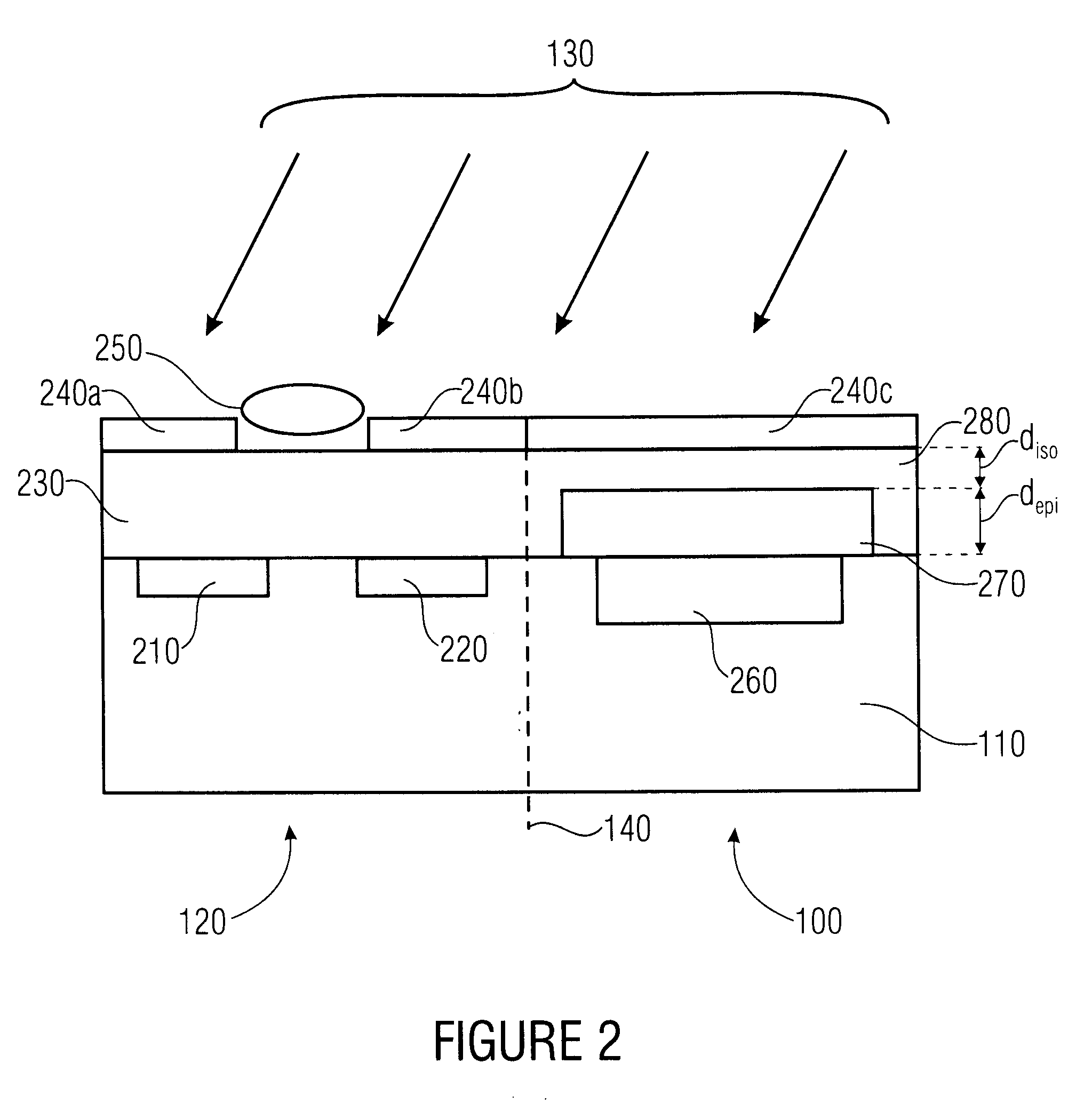 Protective structure for semiconductor sensors