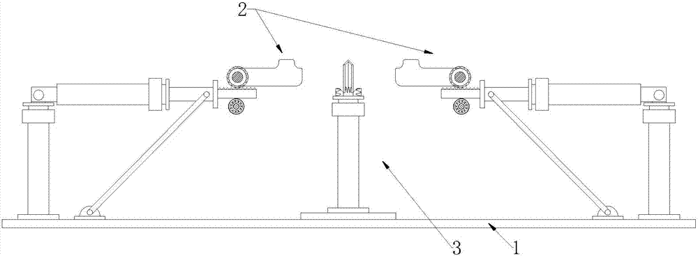 An unpacking positioning mechanism of a fully automatic box packing machine