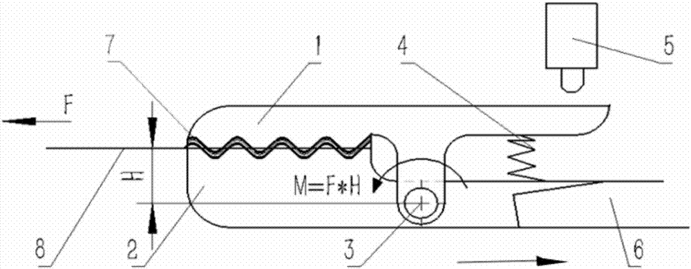 Rapier clamp for weaving carbon fiber expanded flat yarns