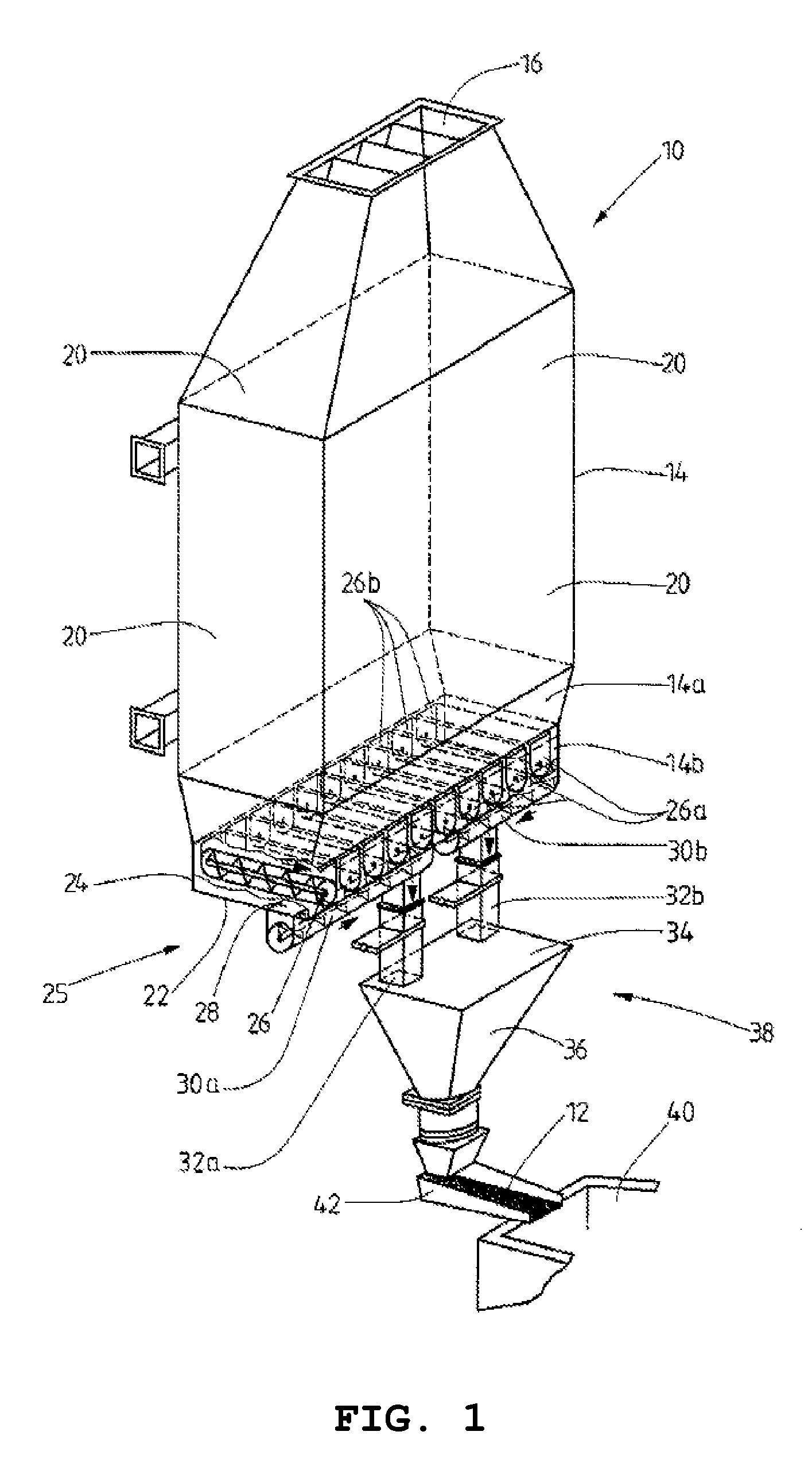 Apparatus for preheating batches of glass cullet