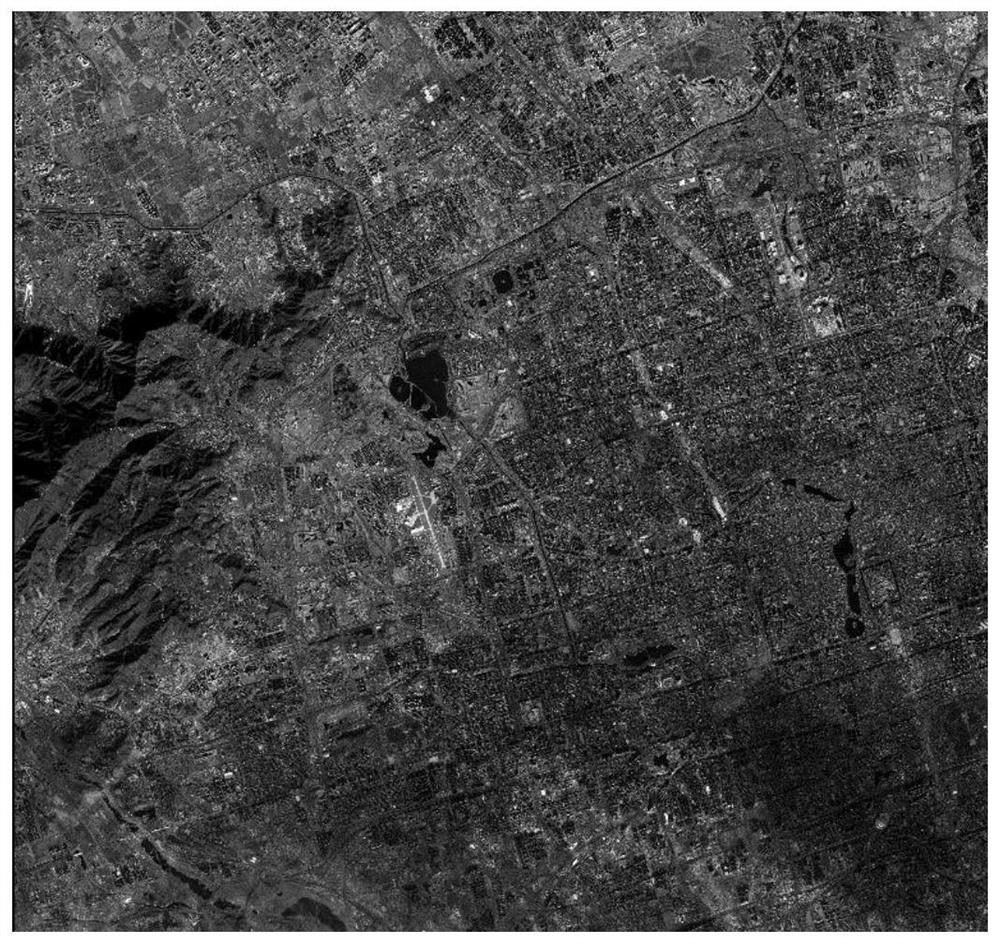 Calculation method of target height in a single spaceborne remote sensing image based on rational polynomial coefficients