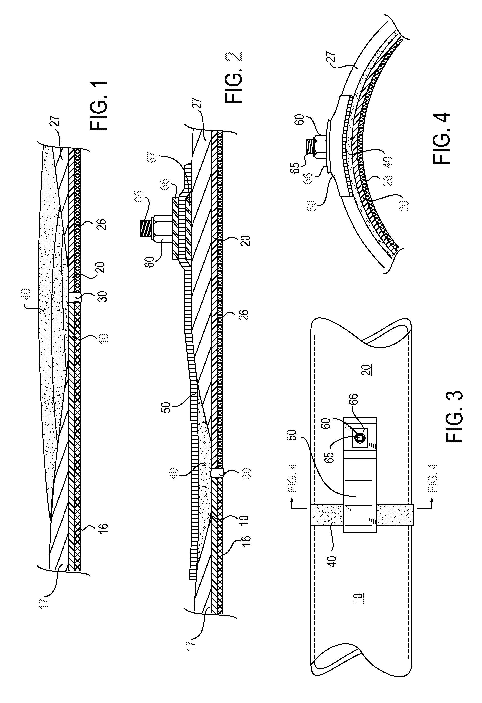 Static dissipation in composite structural components