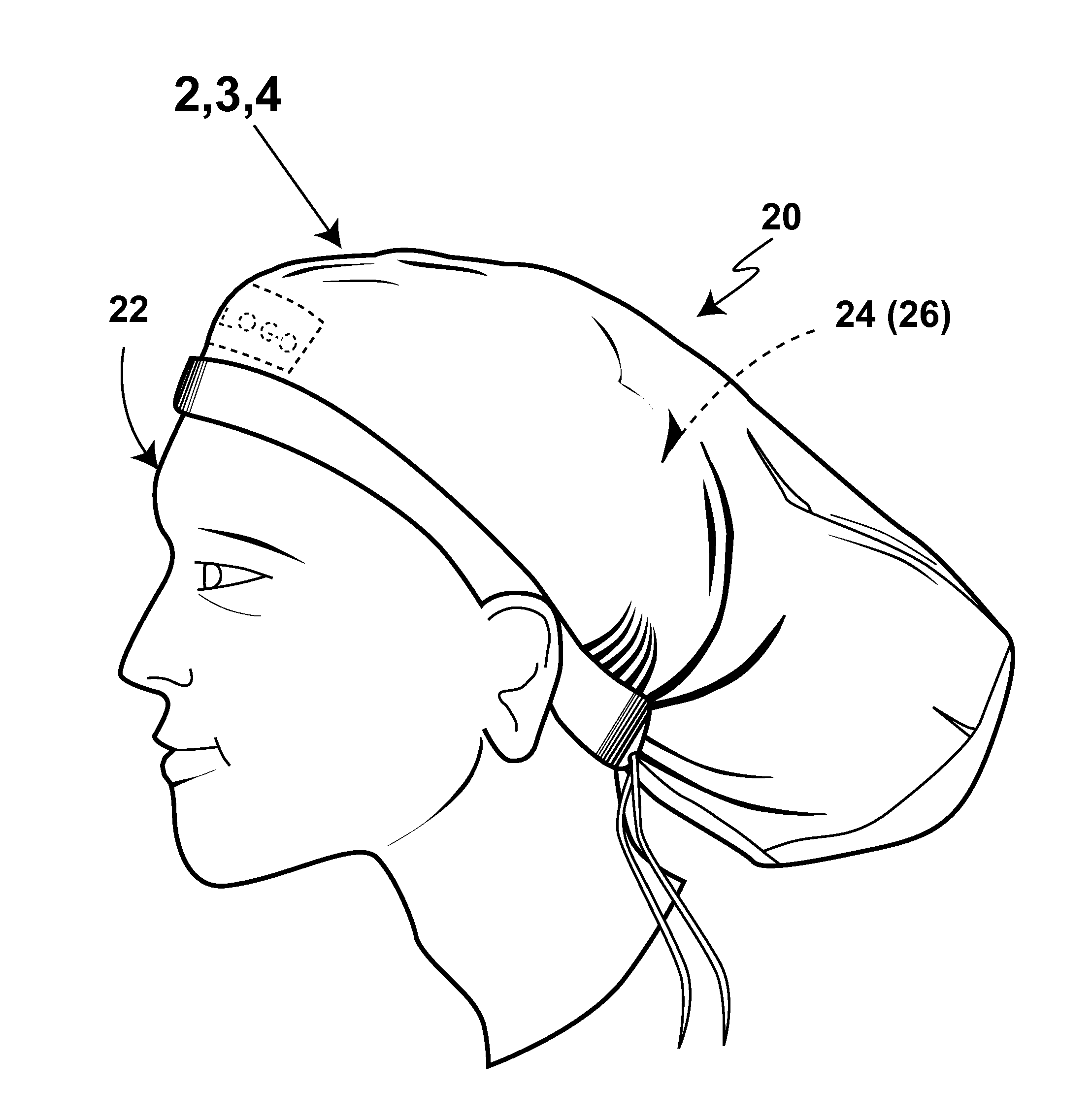 Swim cap for a person having dreadlocks and the like and method of making