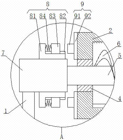 Novel smashing device used for production of high-purity silicon