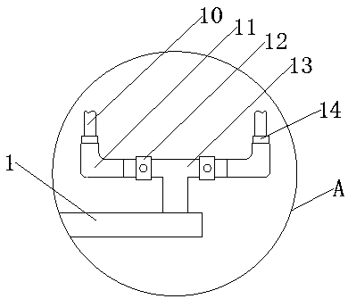 Mixed double gas output device