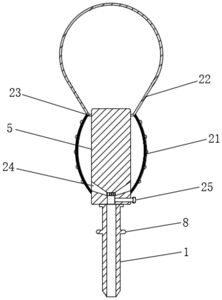 Conjunctival sac flushing device