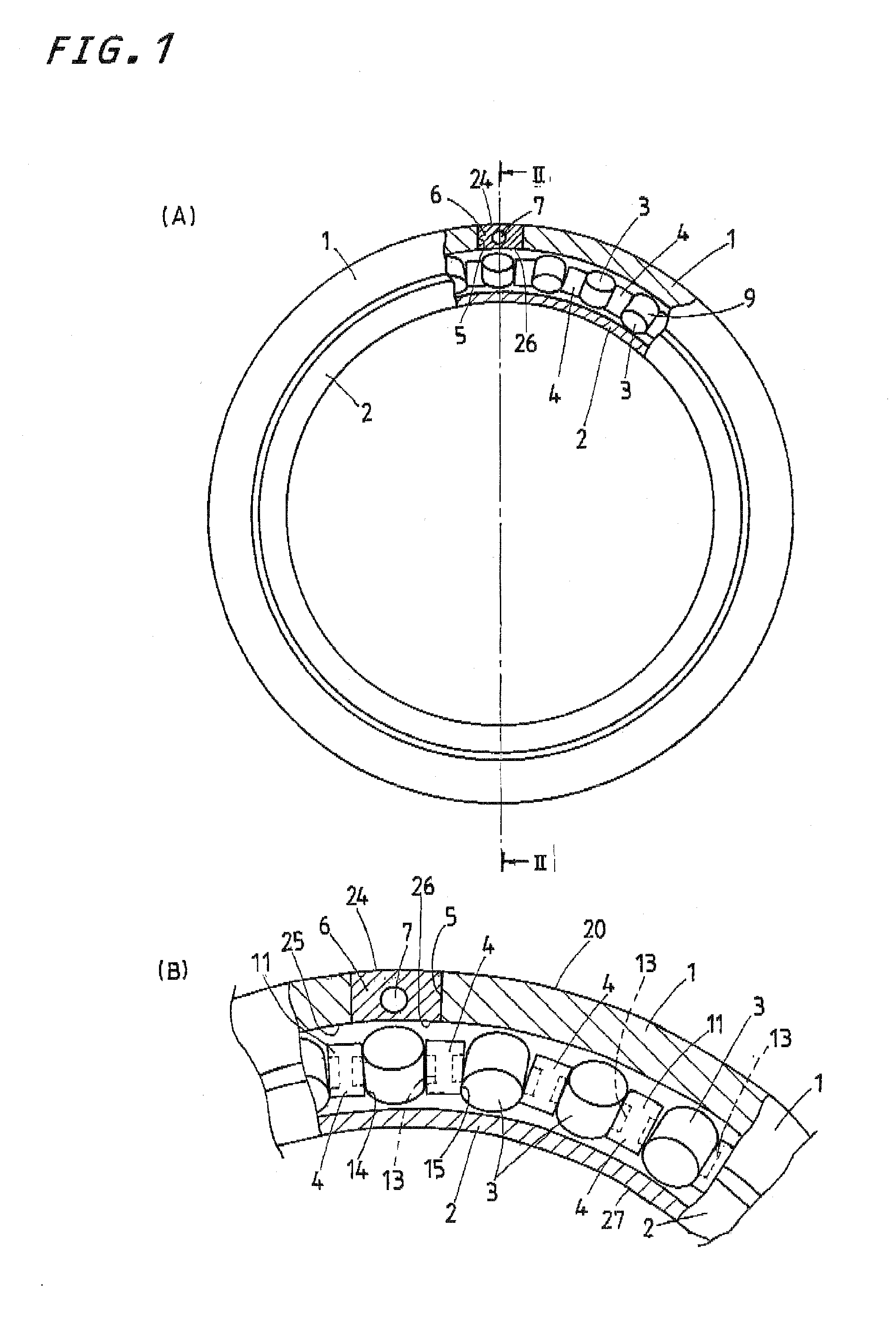 Ultrathin cross-roller bearing