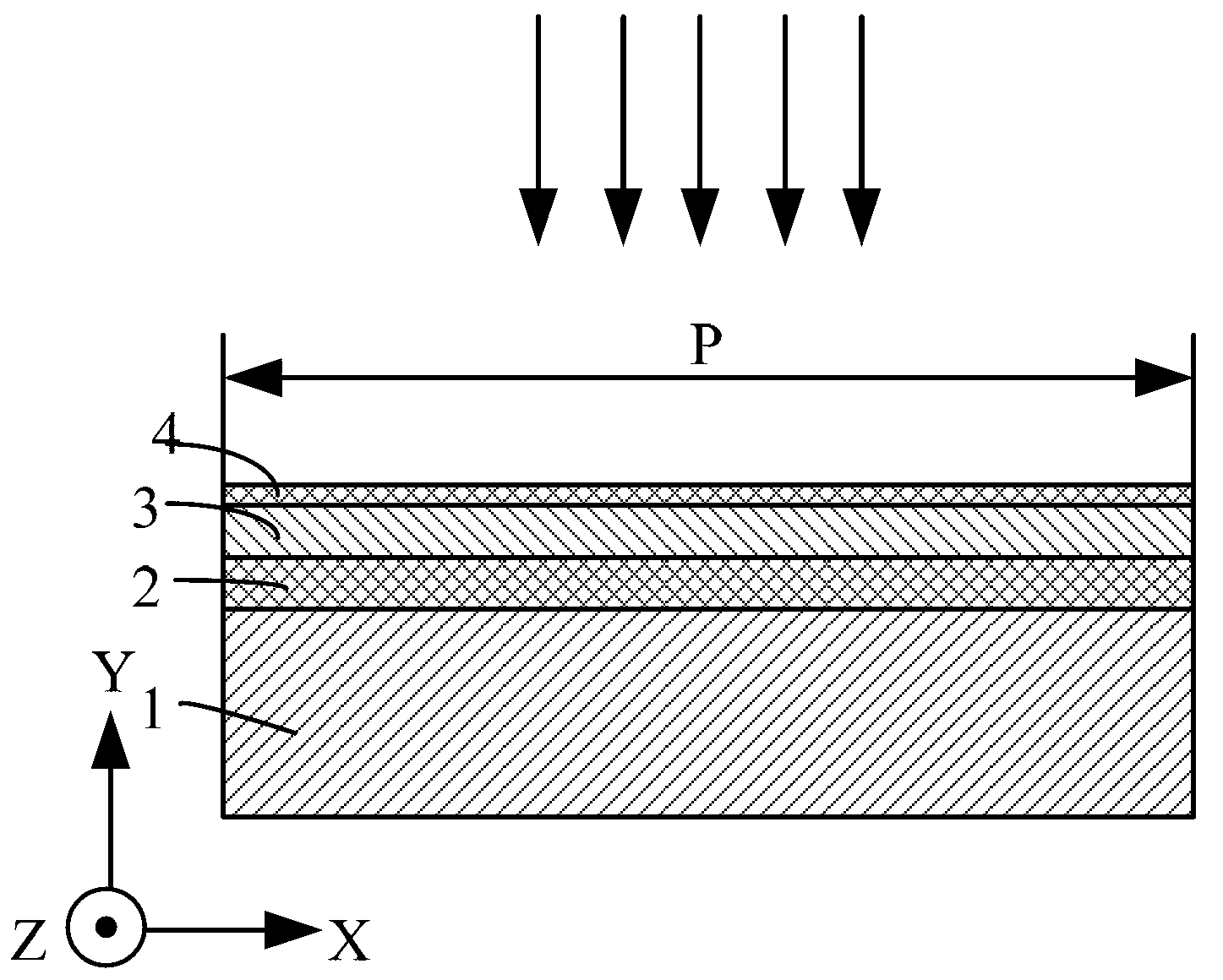 Cycle-type chirp structure plasma excimer spectra absorption device based on nano impressing technique